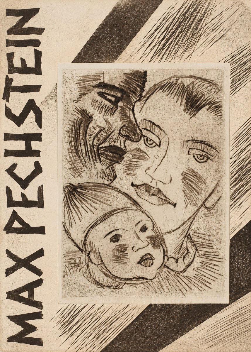Max Pechstein Fischerfamilie No4 - Plakát