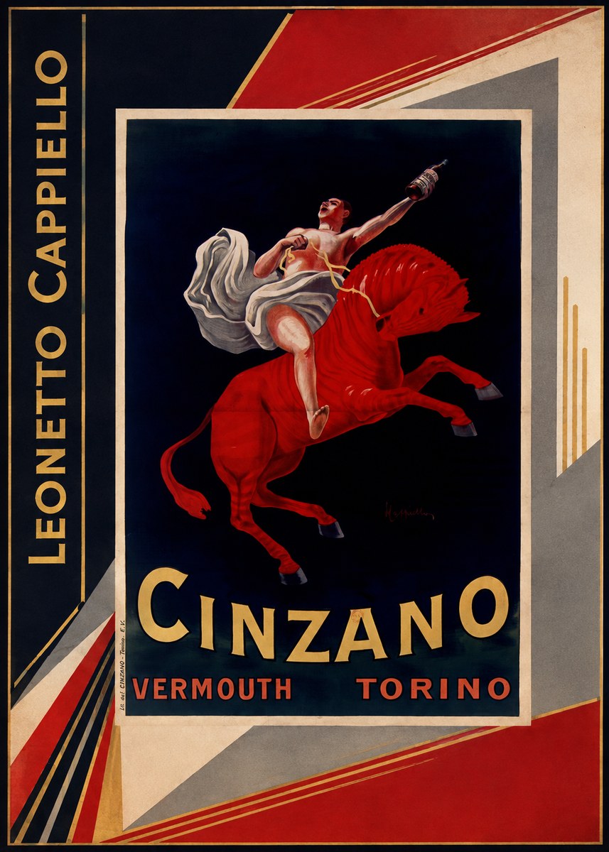 Leonetto Cappiello Cinzano Vermouth No2 - Plakát