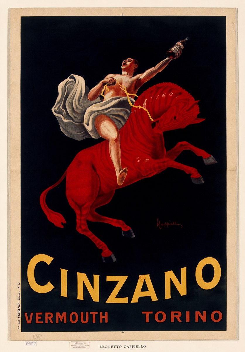 Leonetto Cappiello Cinzano Vermouth No6 - Plakát