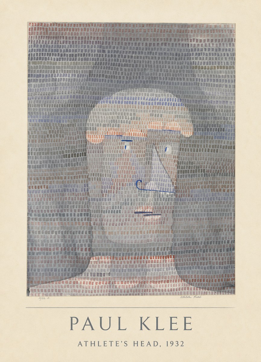 Paul Klee Athlete's Head No3 - Plakát