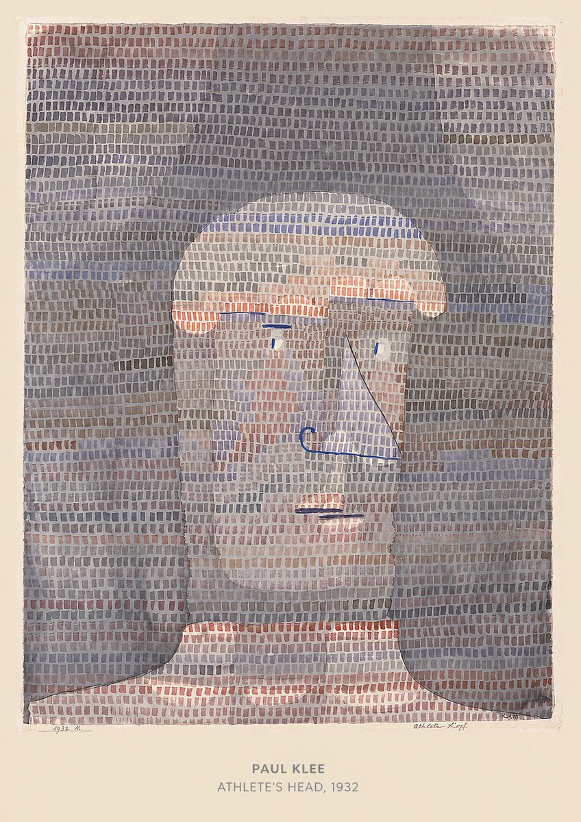 Paul Klee Athlete's Head No4 - Plakát