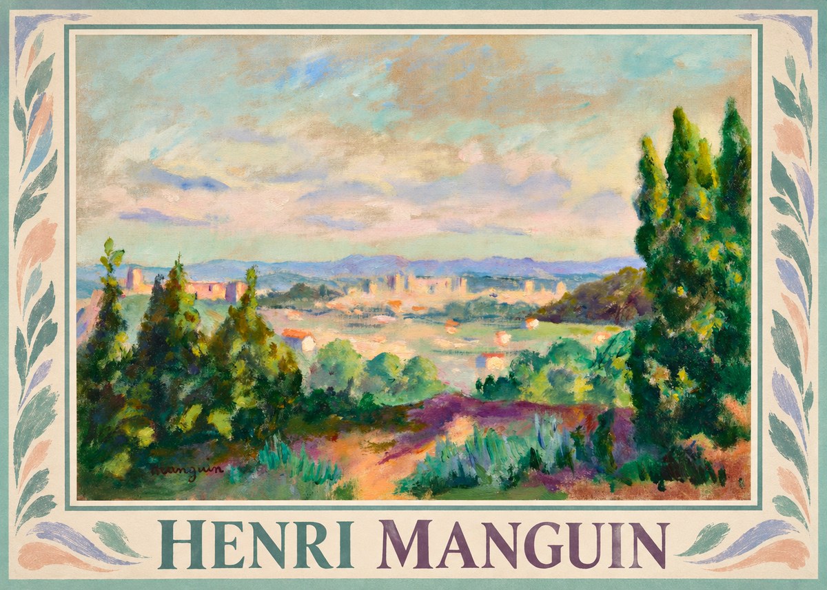 Henri Manguin Mediterranean City View No1 - Plakát