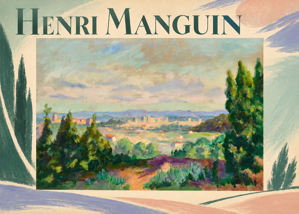 Henri Manguin Mediterranean City View No2 - Plakát