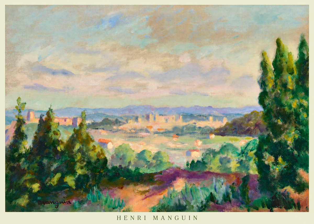 Henri Manguin Mediterranean City View No6 - Plakát