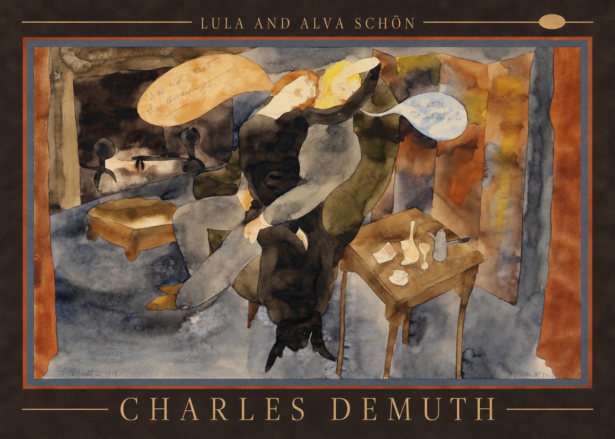 Charles Demuth Lula and Alva Schön No6 - Plakát