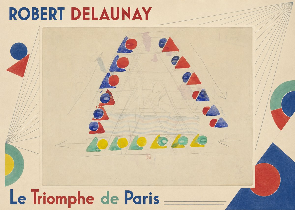 Robert Delaunay Le Triomphe De Paris II No2 - Plakát