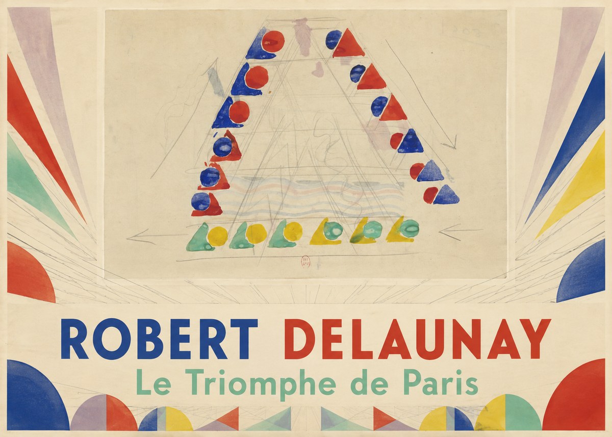 Robert Delaunay Le Triomphe De Paris II No4 - Plakát