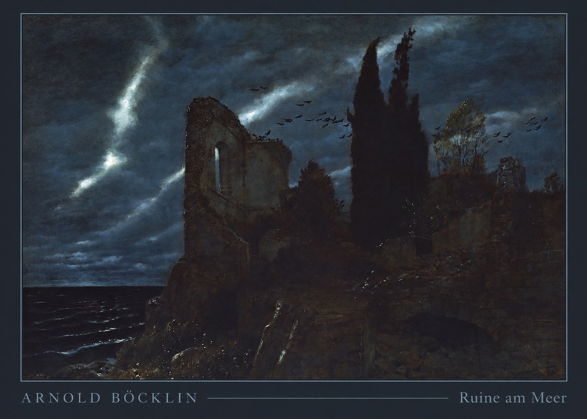Arnold Böcklin Ruine Am Meer I No3 - Plakát
