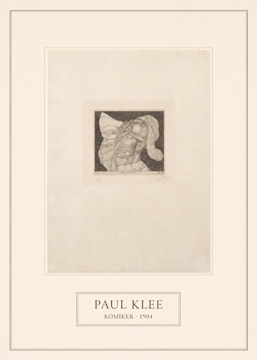 Paul Klee Komiker No5 - Plakát