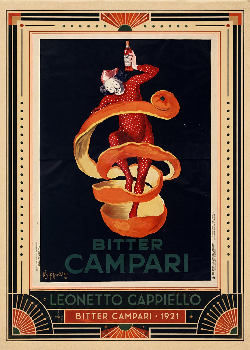 Leonetto Cappiello Bitter Campari I No3 - Plakát