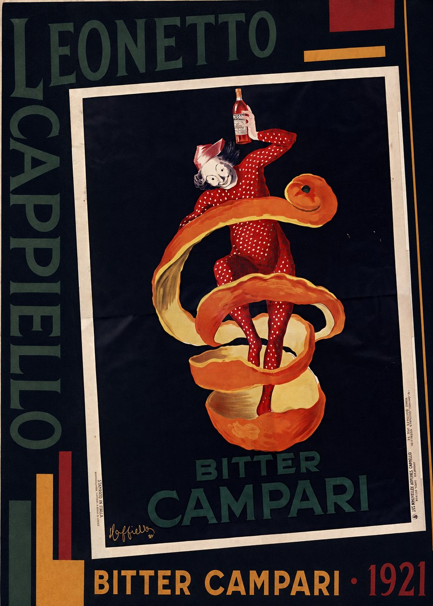 Leonetto Cappiello Bitter Campari I No4 - Plakát