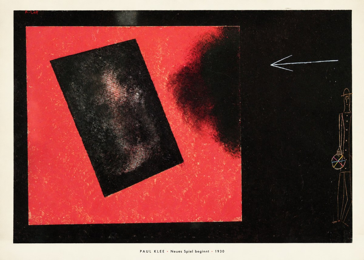 Paul Klee Neues Spiel Beginnt No5 - Plakát