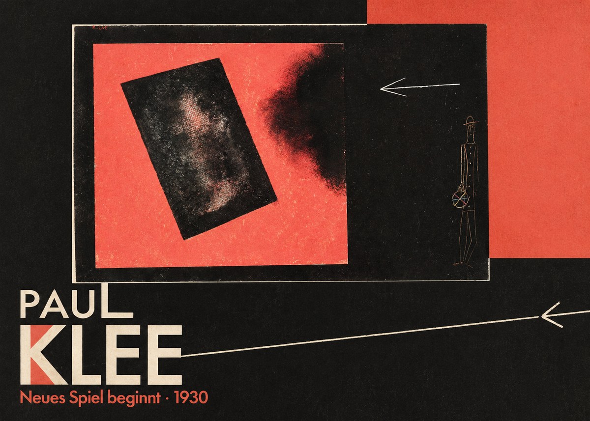 Paul Klee Neues Spiel Beginnt No6 - Plakát