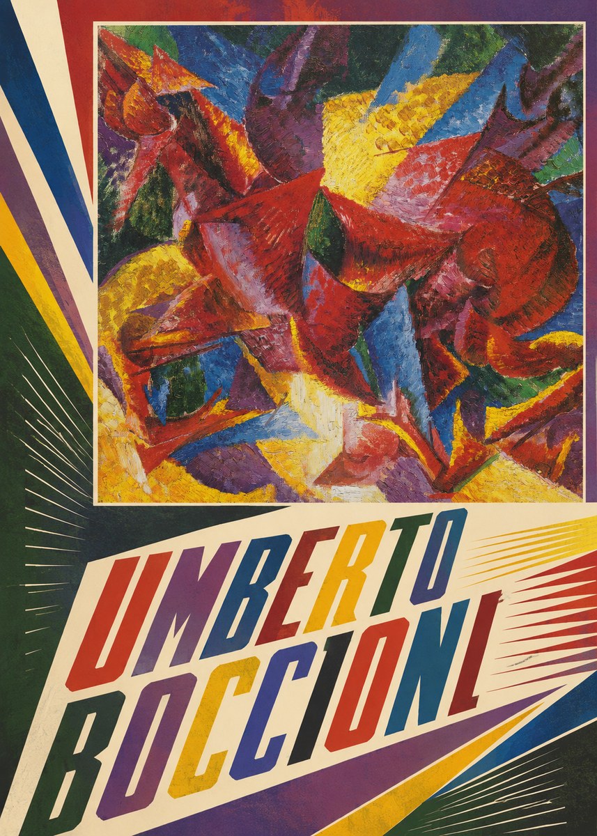 Umberto Boccioni Umberto Boccioni I No4 - Plakát
