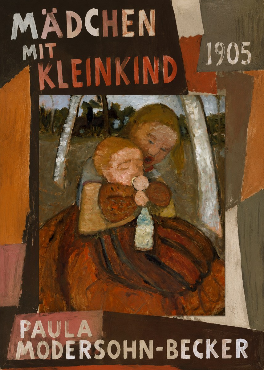 Paula Modersohn-Becker Mädchen Mit Kleinkind I No2 - Plakát