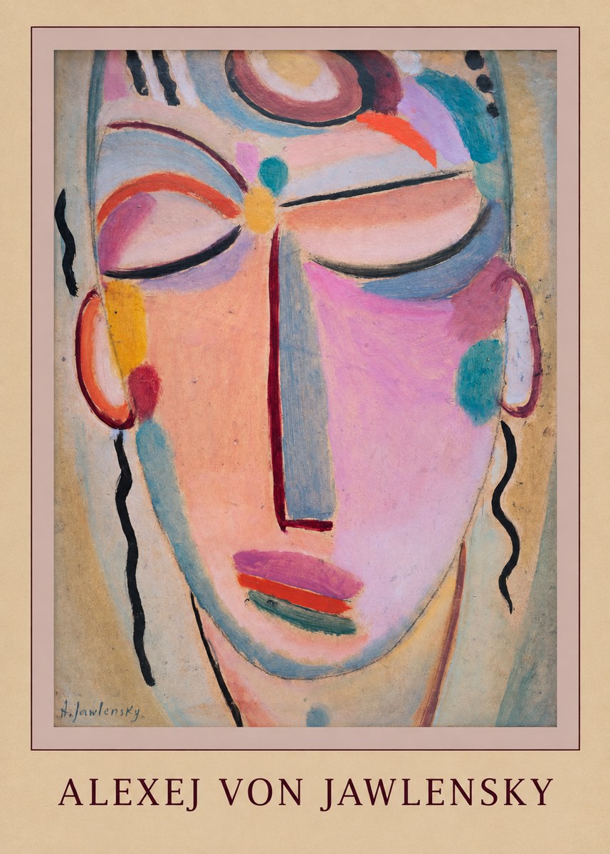 Alexej von Jawlensky Mystic Head No4 - Plakát