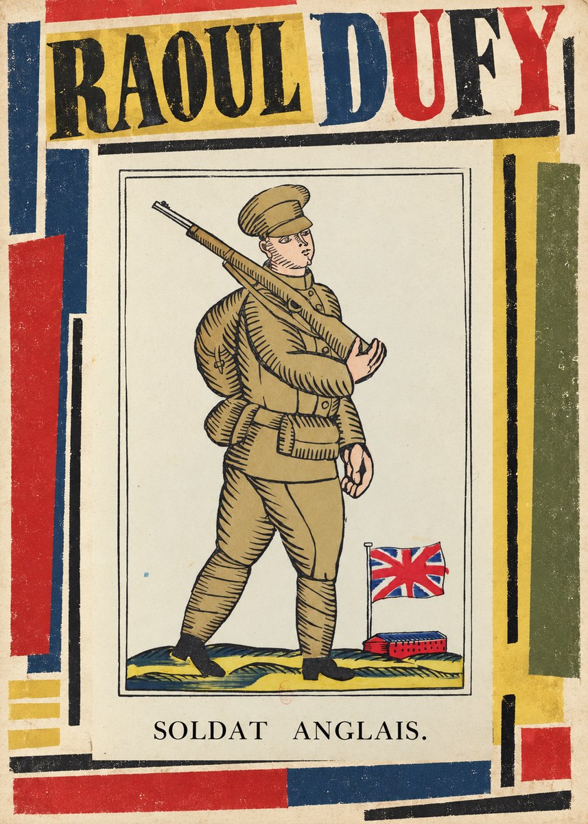 Raoul Dufy Soldat Anglais. No3 - Plakát