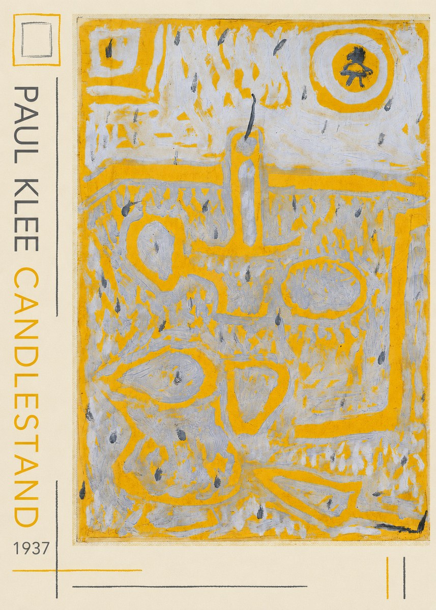 Paul Klee Candlestand No2 - Plakát