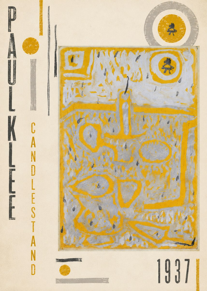 Paul Klee Candlestand No6 - Plakát