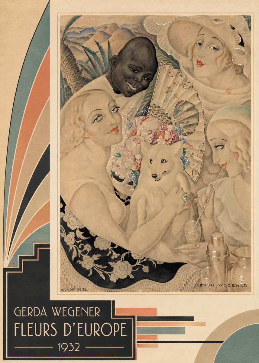 Gerda Wegener Fleurs D'europe No2 - Plakát