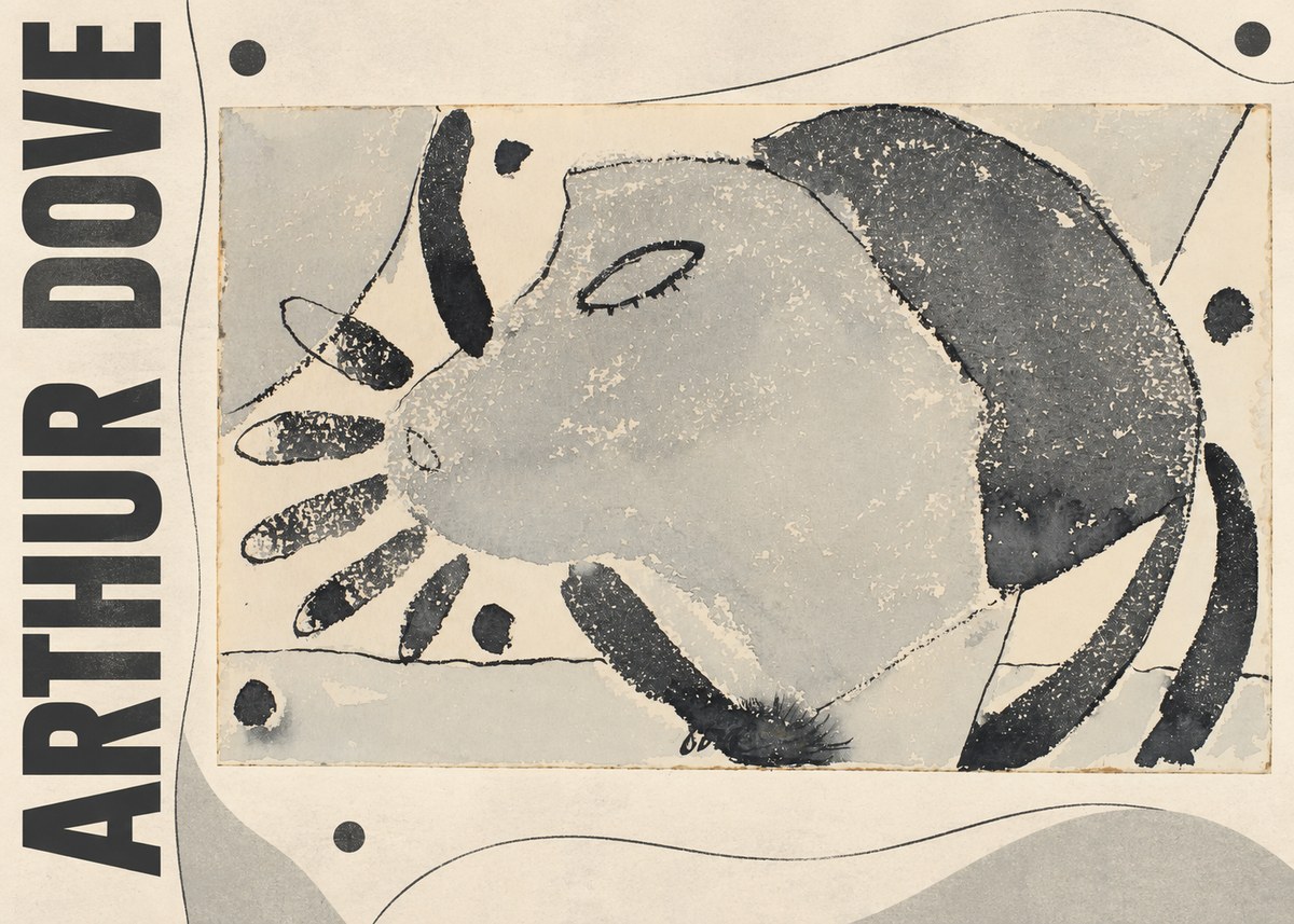Arthur Dove Head No2 - Plakát