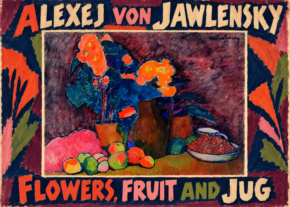 Alexej von Jawlensky Flowers, Fruit and Jug No1 - Plakát