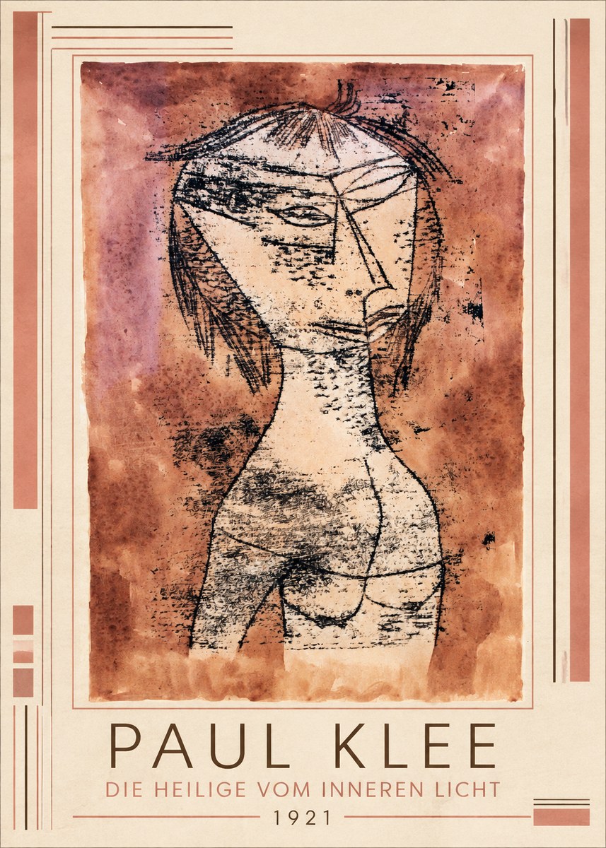 Paul Klee Die Heilige Vom Inneren Licht II No1 - Plakát