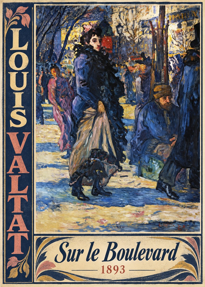 Louis Valtat Sur Le Boulevard No3 - Plakát
