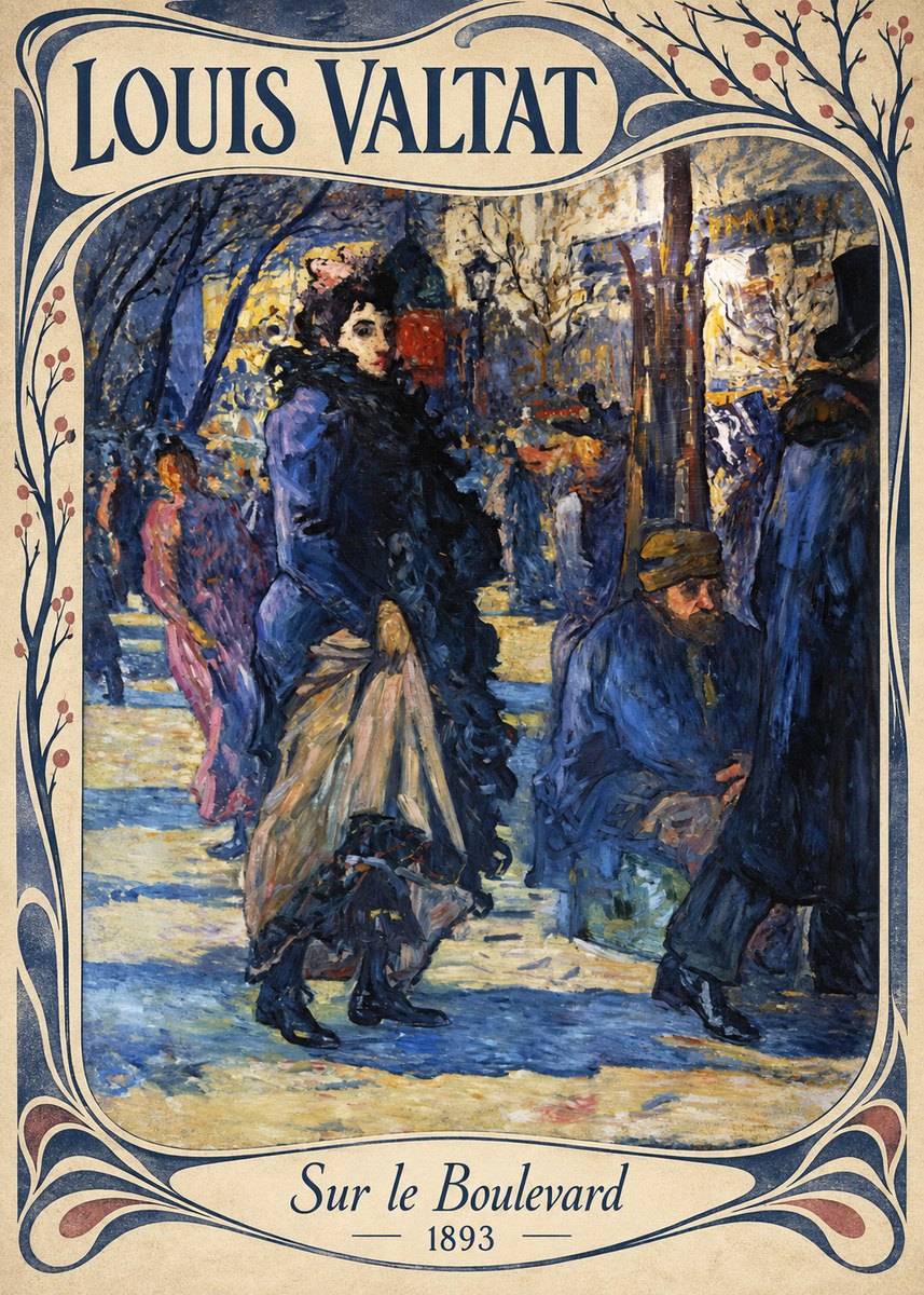 Louis Valtat Sur Le Boulevard No4 - Plakát