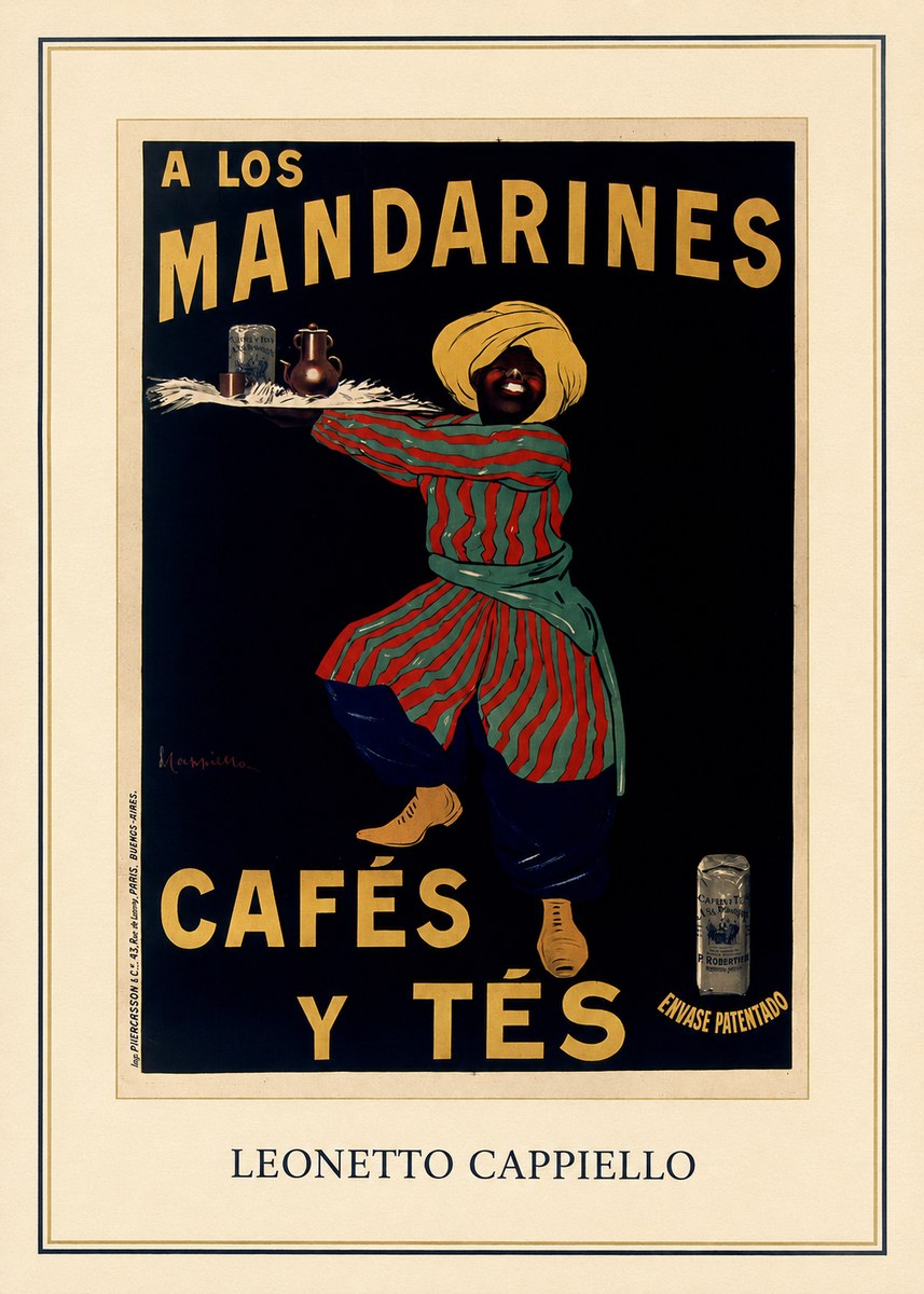 Leonetto Cappiello A Los Mandarines No4 - Plakát
