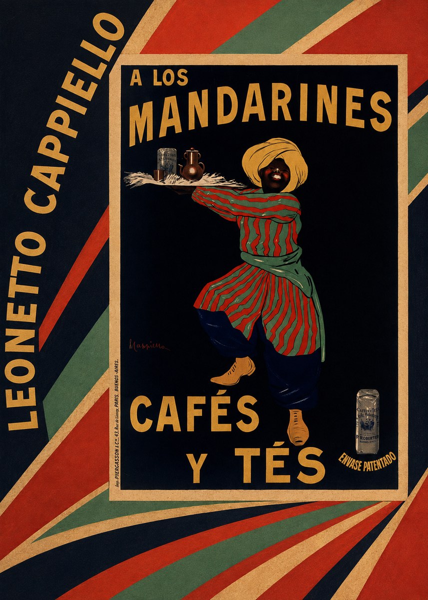Leonetto Cappiello A Los Mandarines No5 - Plakát