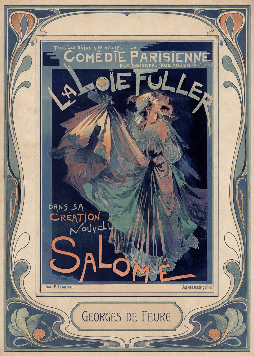 Georges de Feure Salomé II No1 - Plakát