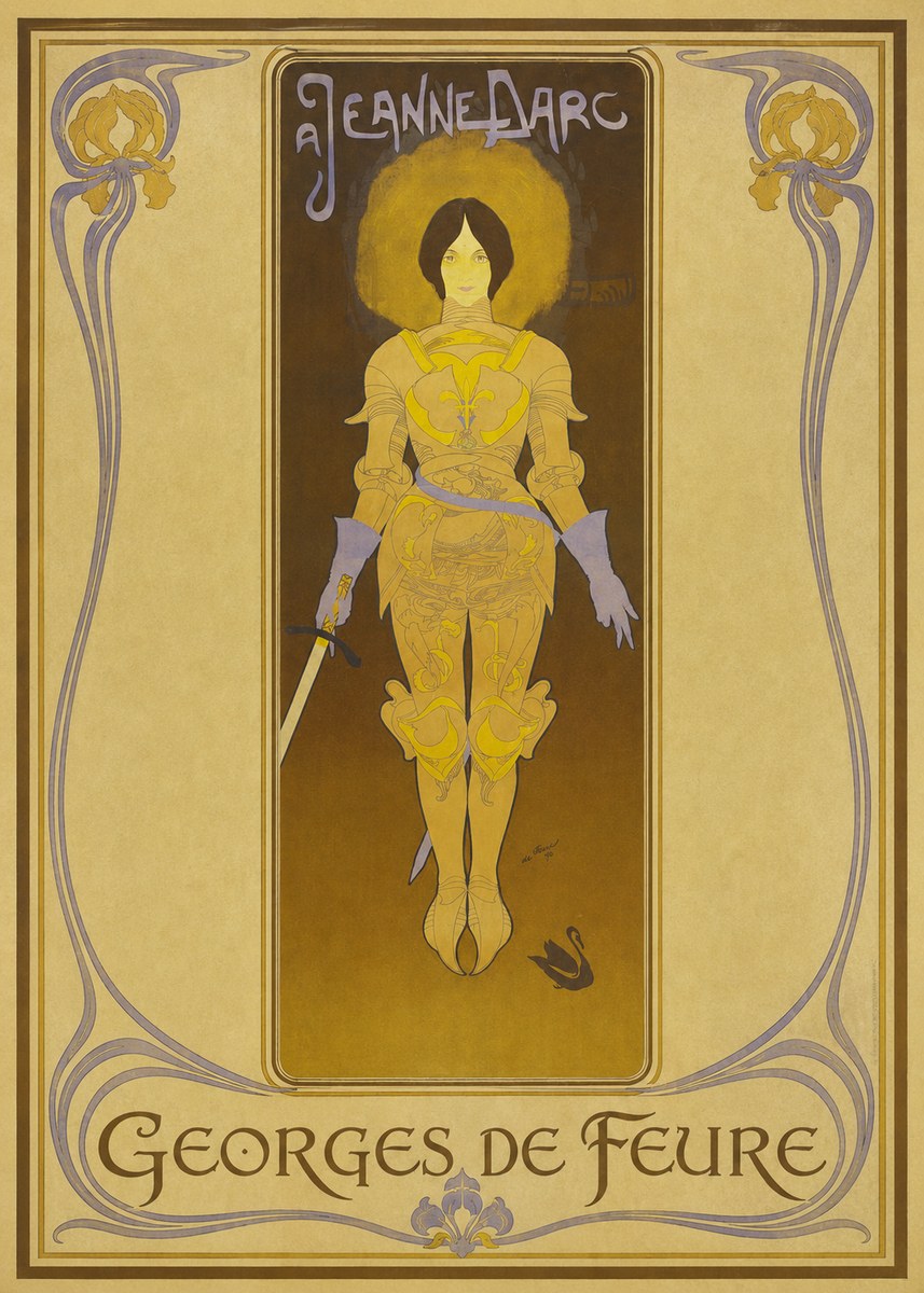 Georges de Feure À Jeanne D'arc No1 - Plakát