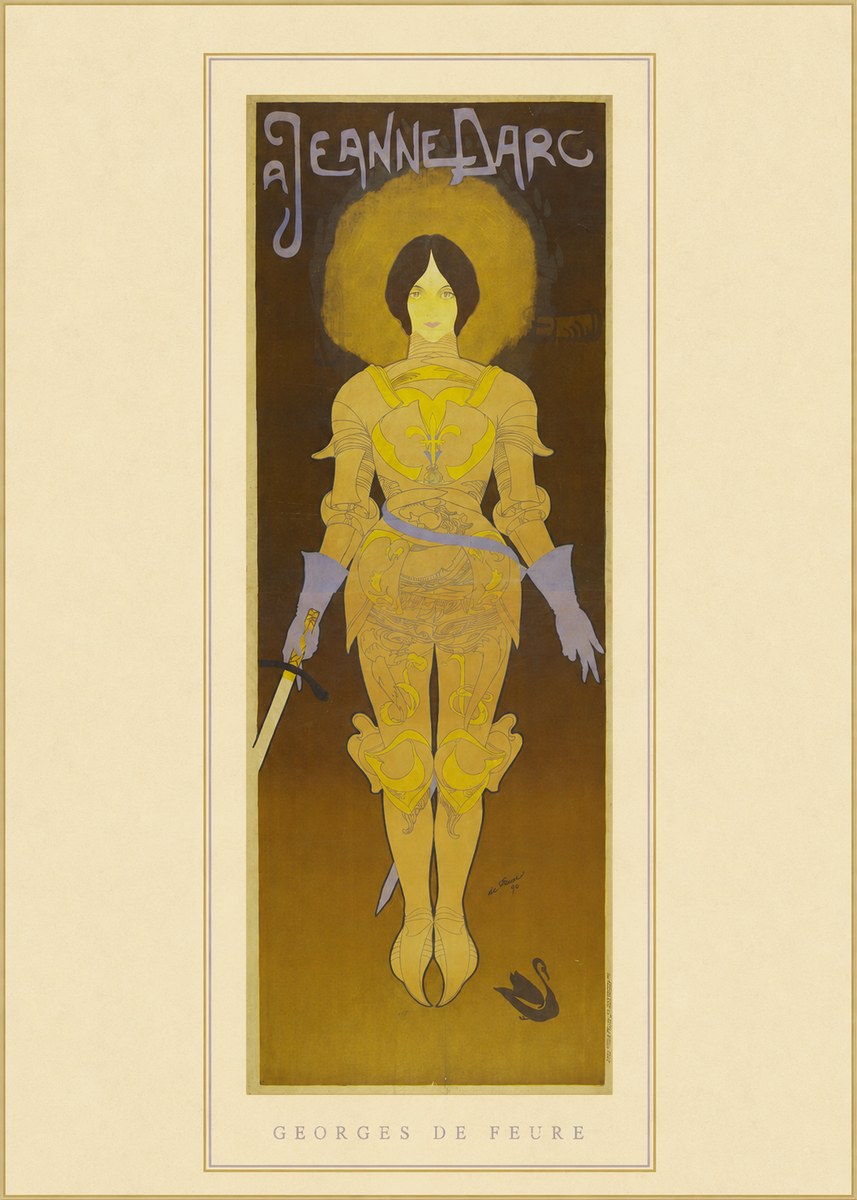 Georges de Feure À Jeanne D'arc No4 - Plakát