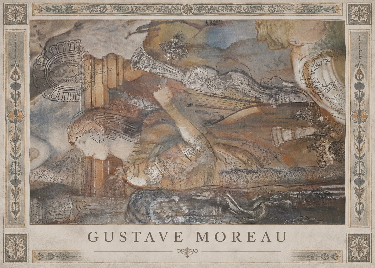 Gustave Moreau Study for the Triumph of Death No6 - Plakát