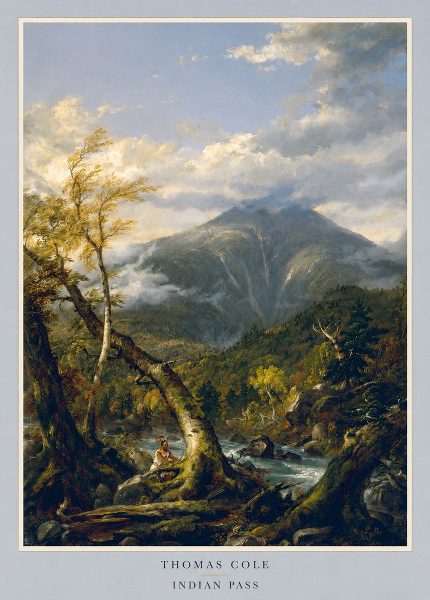Thomas Cole Indian Pass I No3 - Plakát