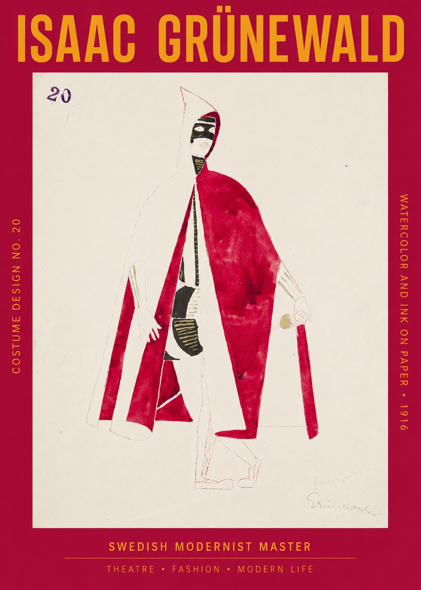 Isaac Grünewald Costume Design No. 20 No2 - Plakát