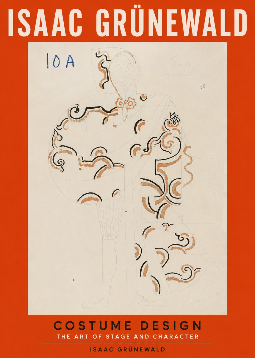 Isaac Grünewald Costume Design VIII No3 - Plakát