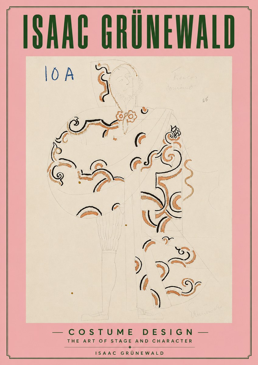 Isaac Grünewald Costume Design VIII No5 - Plakát