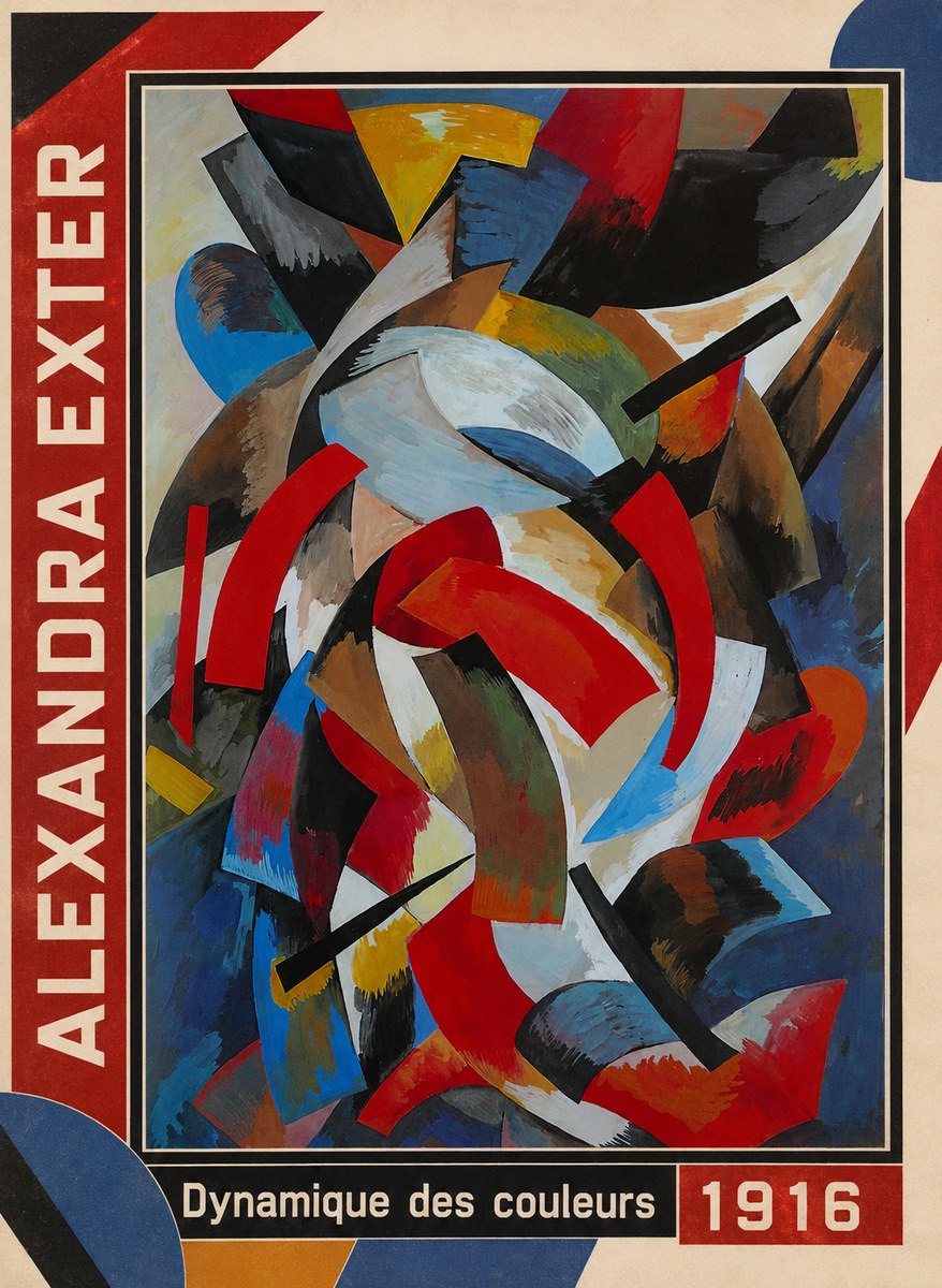 Alexandra Exter Dynamique Des Couleurs 1916 No2 - Plakát
