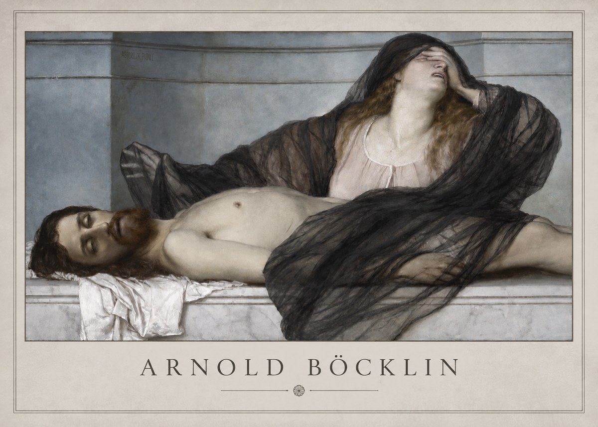 Arnold Böcklin Marie Magdalene No4 - Plakát