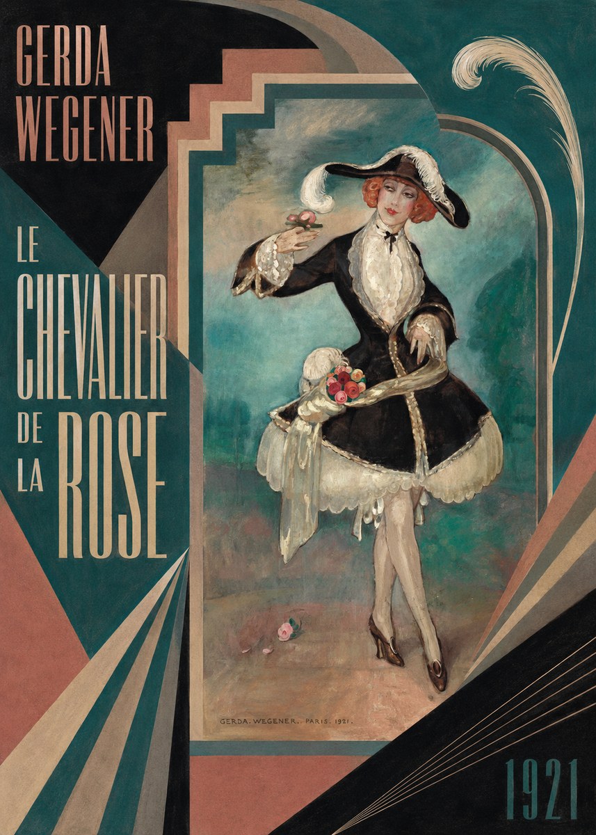 Gerda Wegener Le Chevalier De La Rose No5 - Plakát