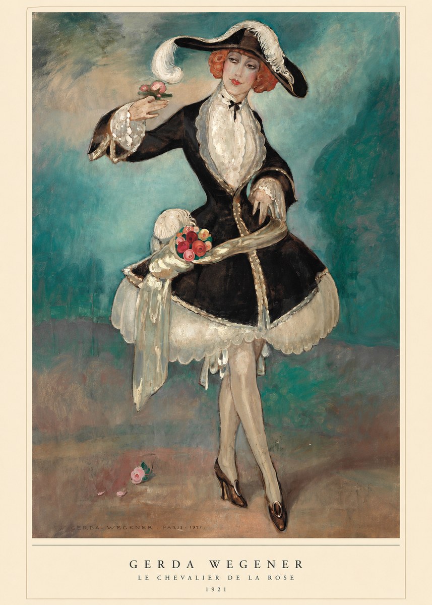 Gerda Wegener Le Chevalier De La Rose No6 - Plakát