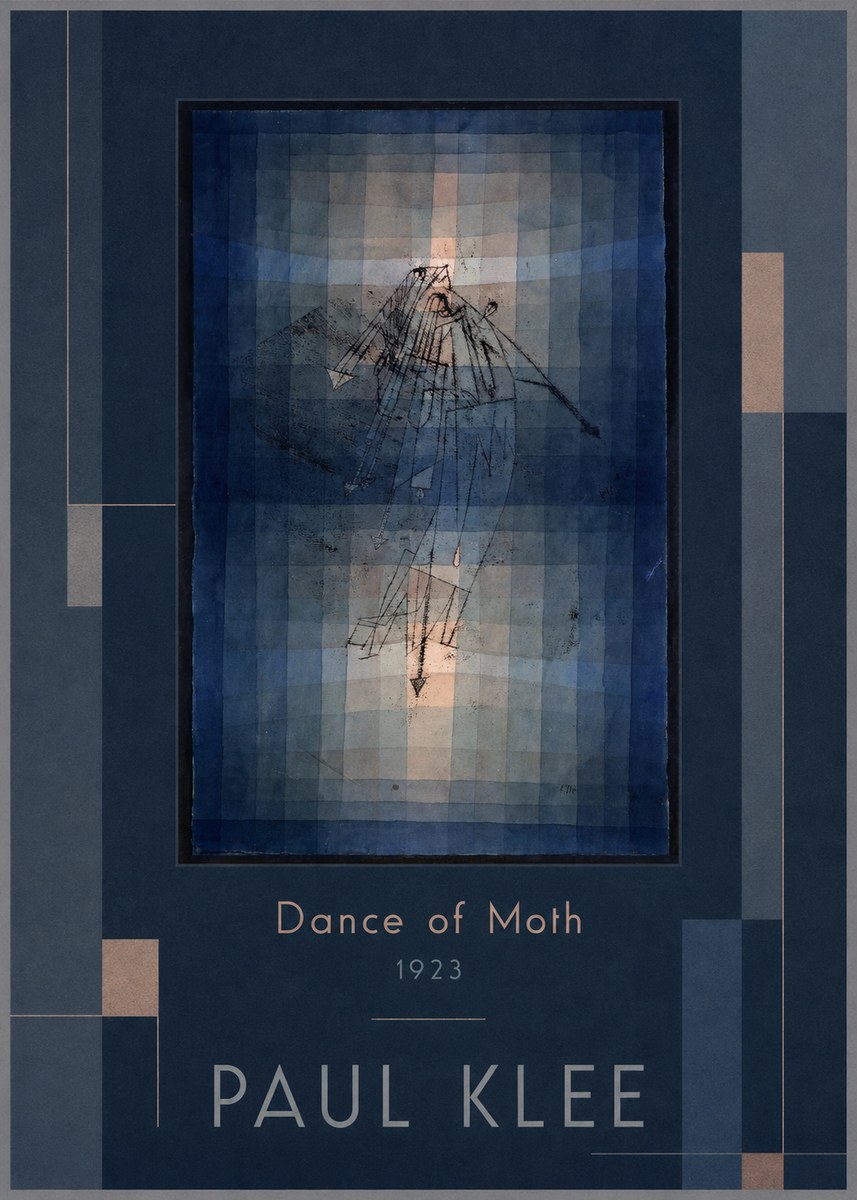 Paul Klee Dance of Moth No1 - Plakát