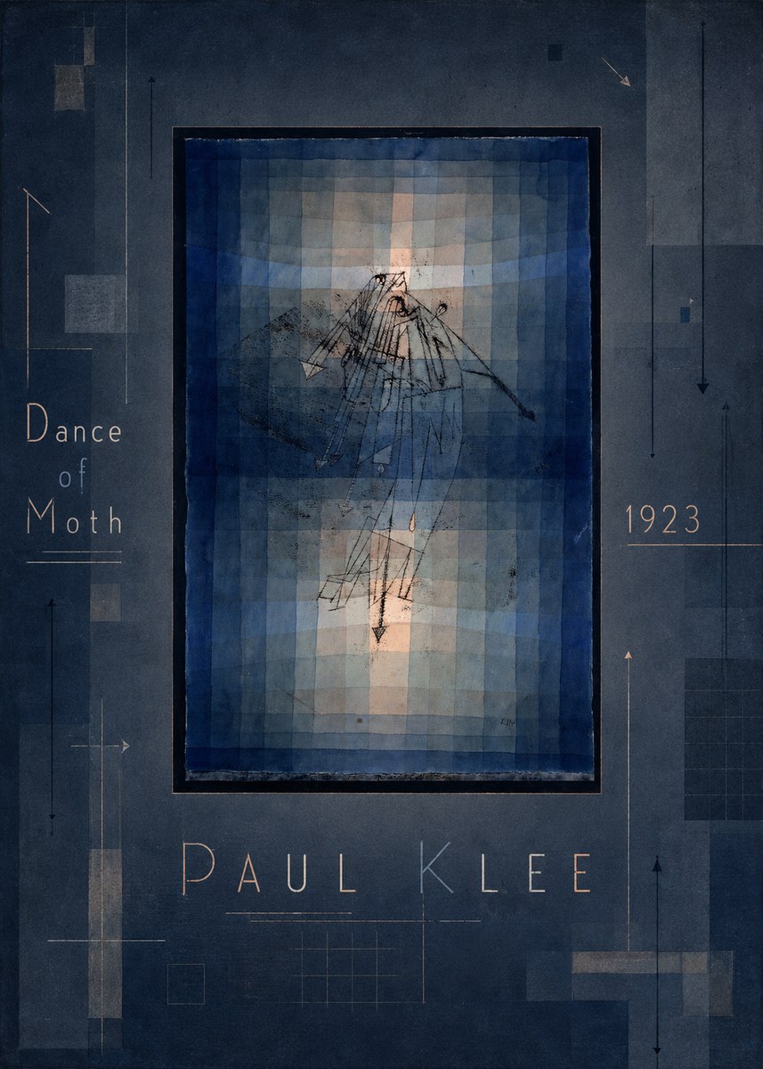 Paul Klee Dance of Moth No3 - Plakát