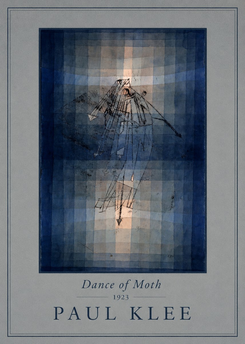 Paul Klee Dance of Moth No4 - Plakát