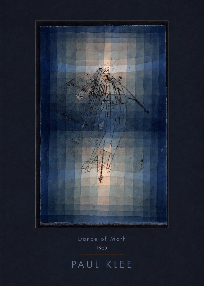 Paul Klee Dance of Moth No5 - Plakát