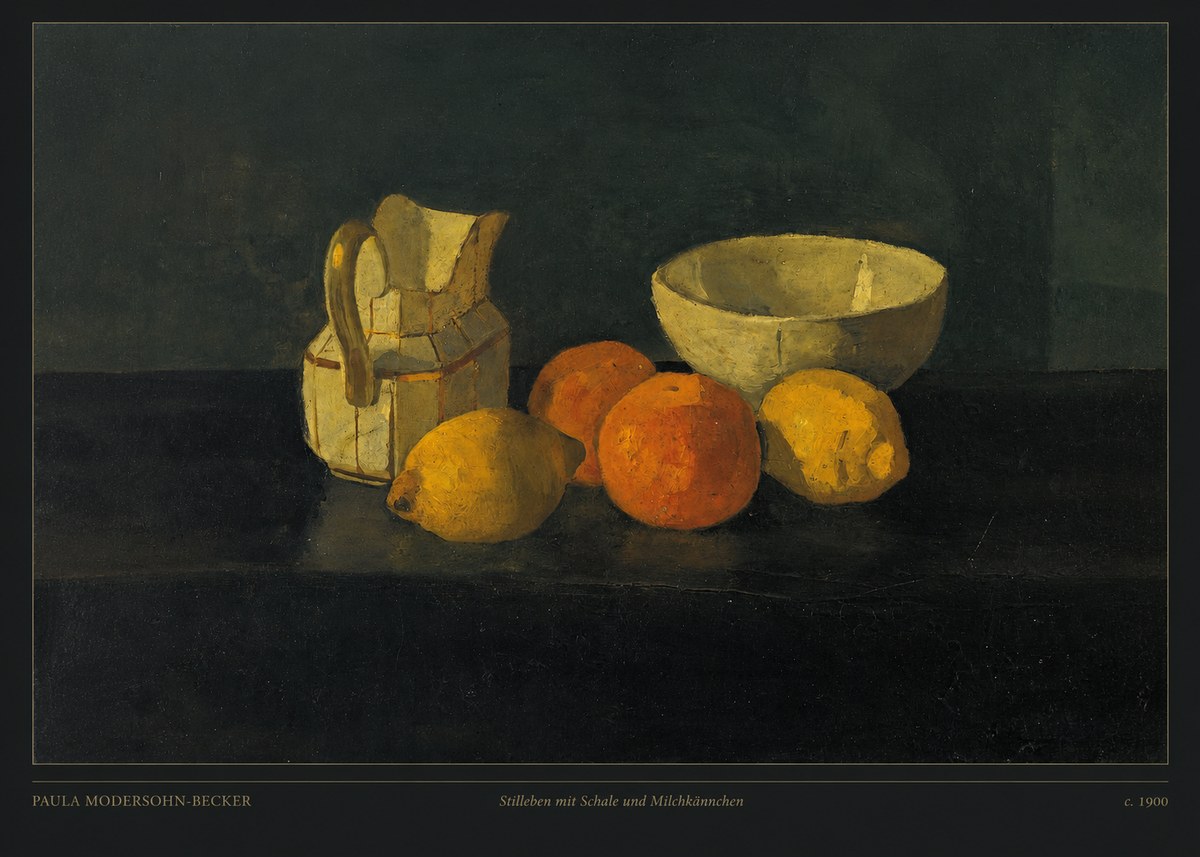 Paula Modersohn-Becker Stilleben Mit Schale Und Milchkännchen No6 - Plakát