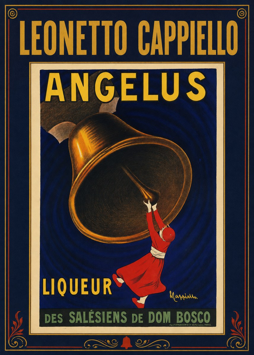 Leonetto Cappiello Angelus No1 - Plakát