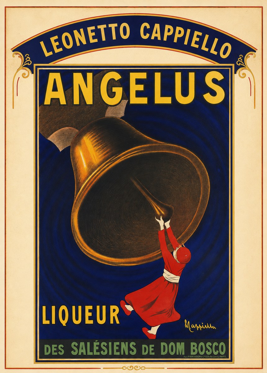Leonetto Cappiello Angelus No3 - Plakát